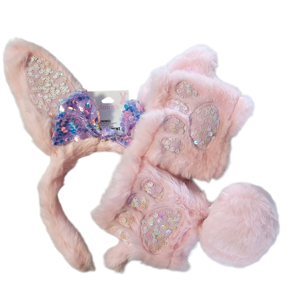 Claire's Sparkle Bunny Costume, Rabbit NWT